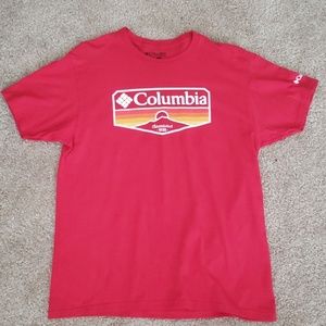 Men's Red Columbia T-shirt